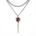 Crimson Angel Necklace
