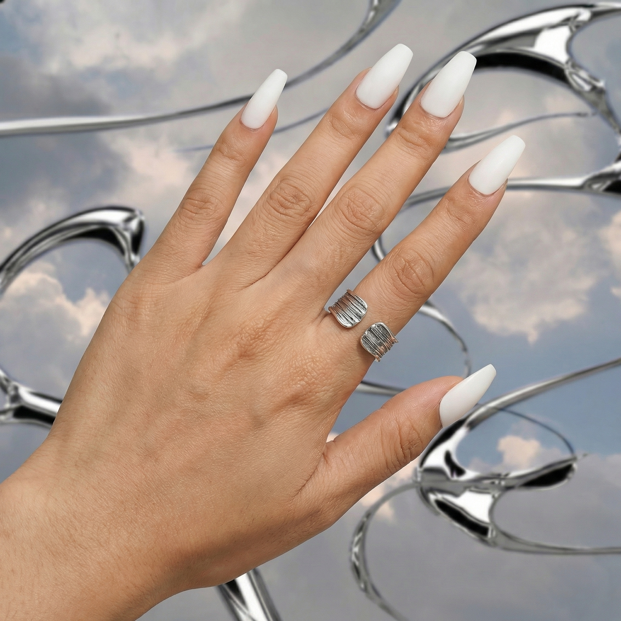 Grain Metal Ring