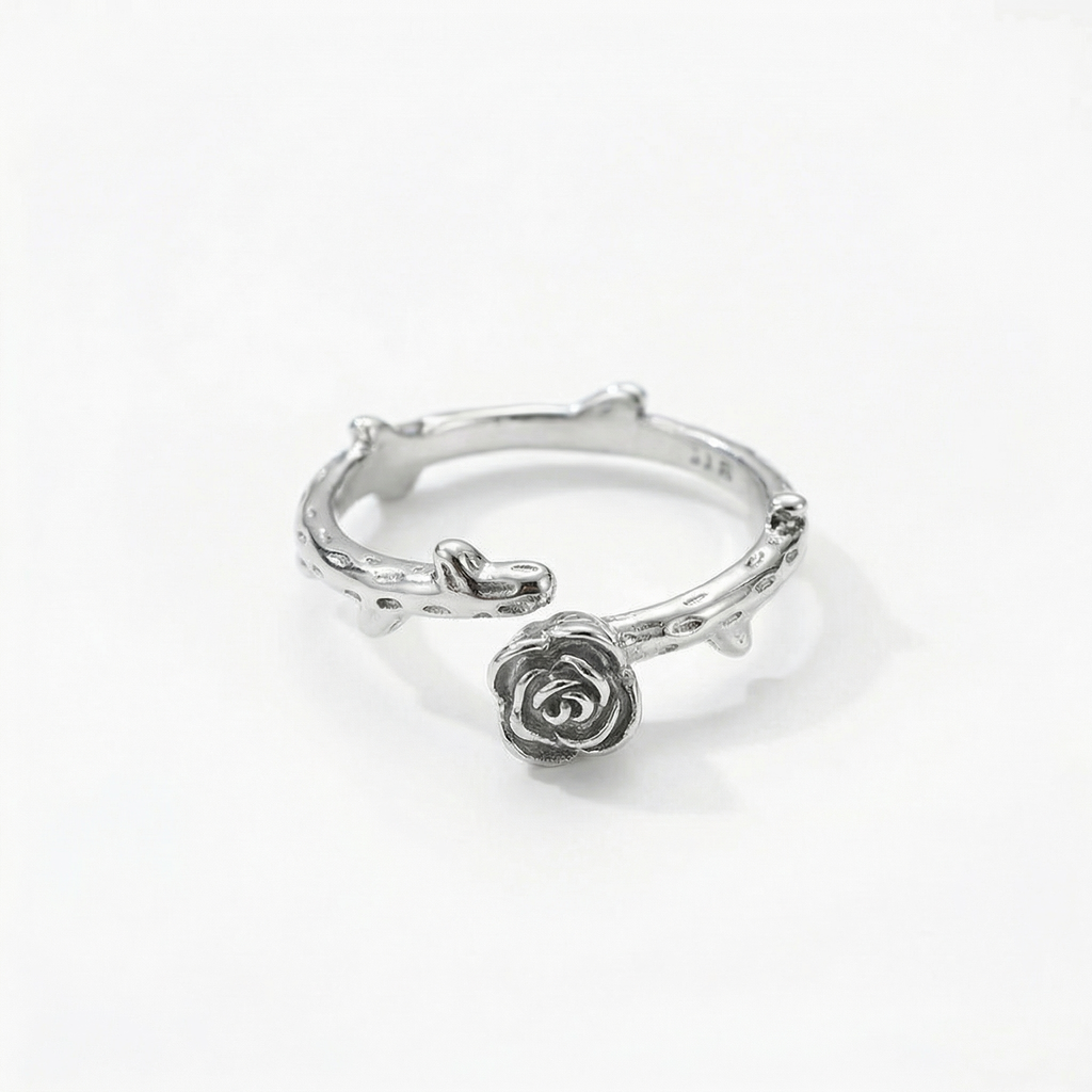 Mini Rose Metal Ring