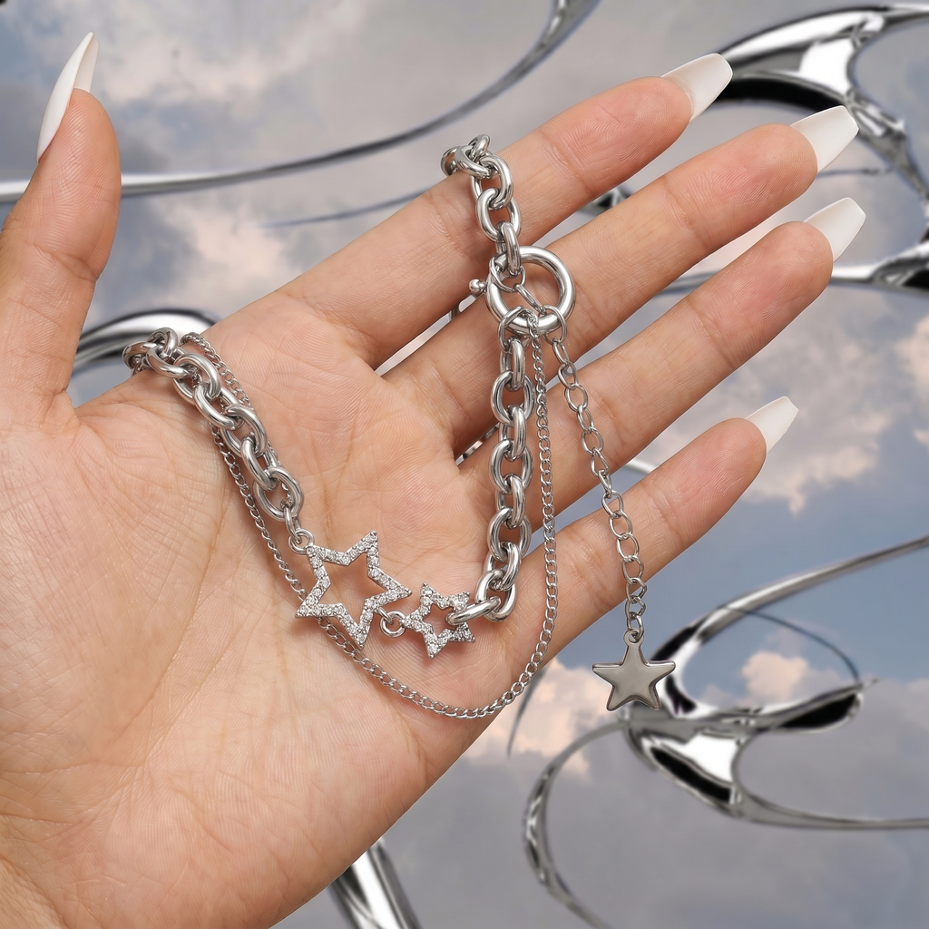 Orbit Star Necklace