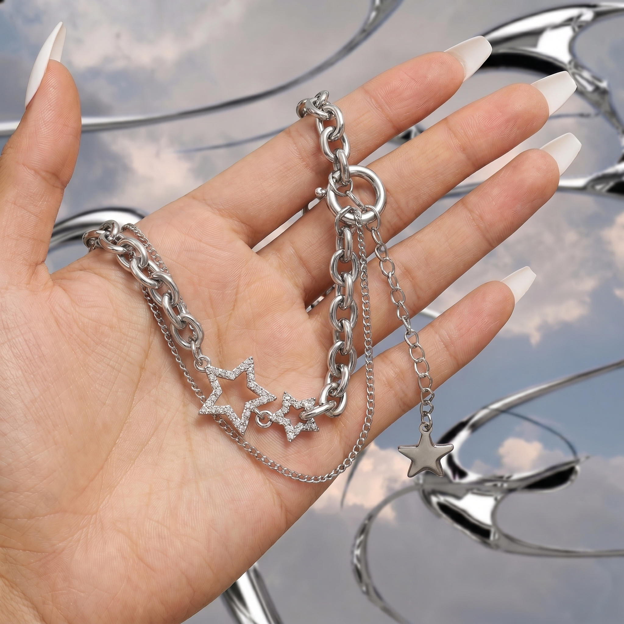Orbit Star Necklace