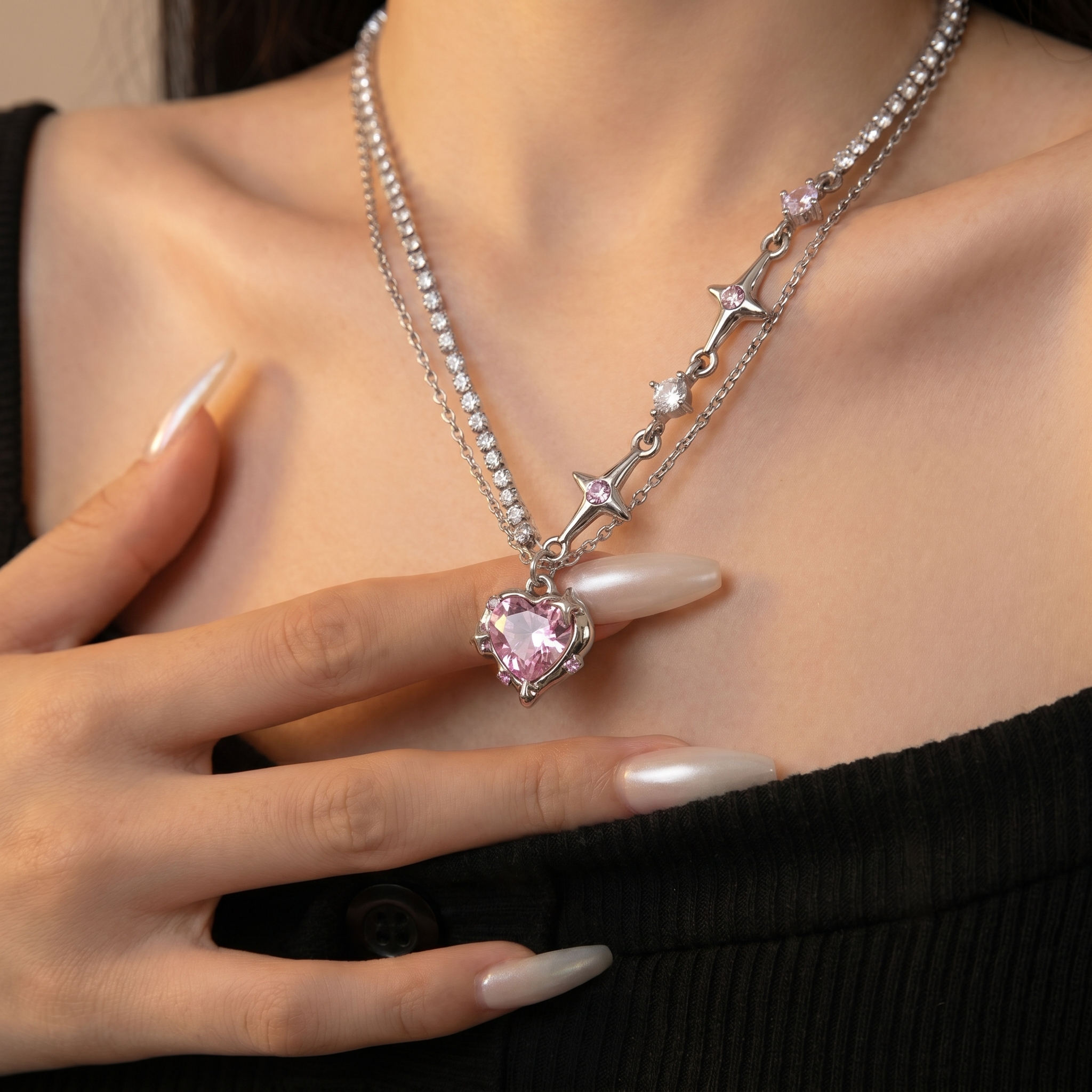 Nova Heart Necklace