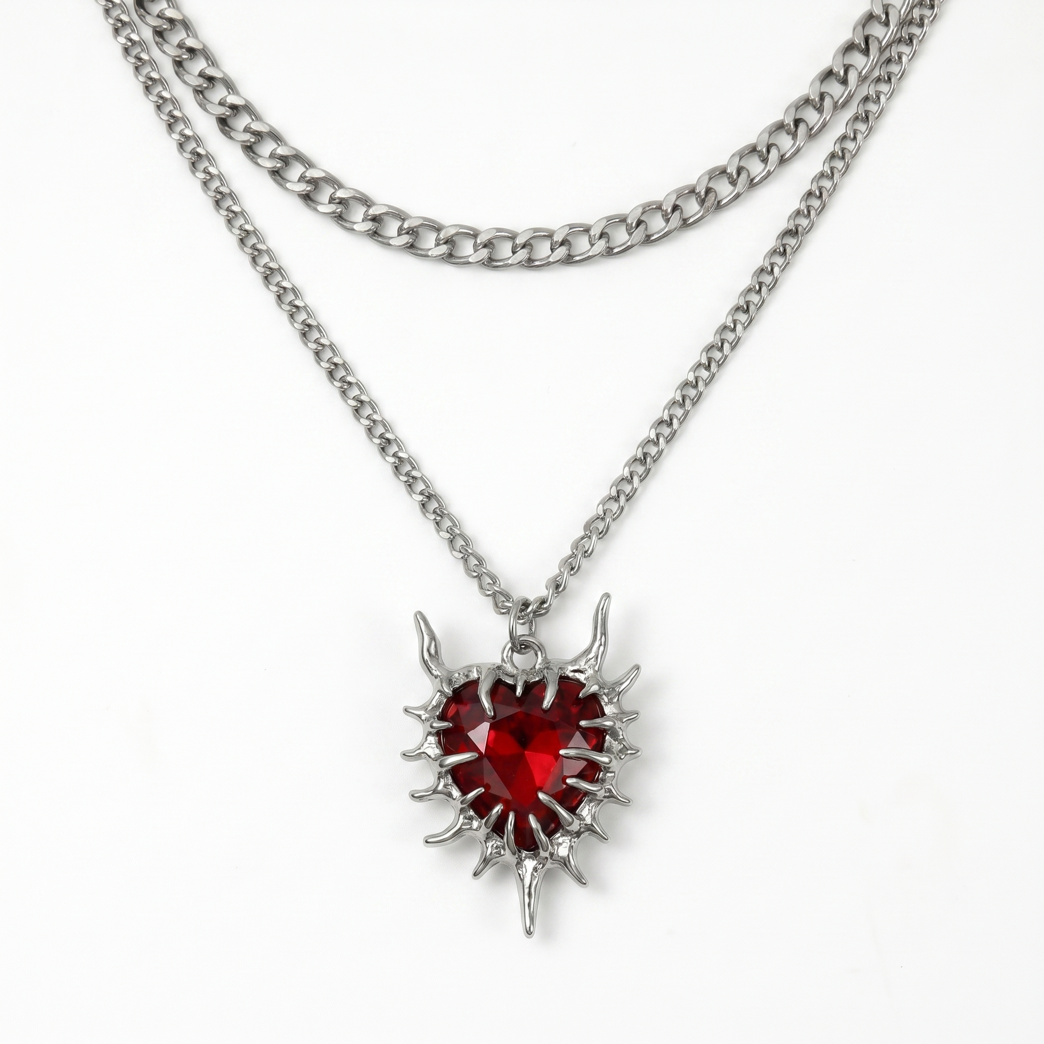 Inferno Heart Necklace
