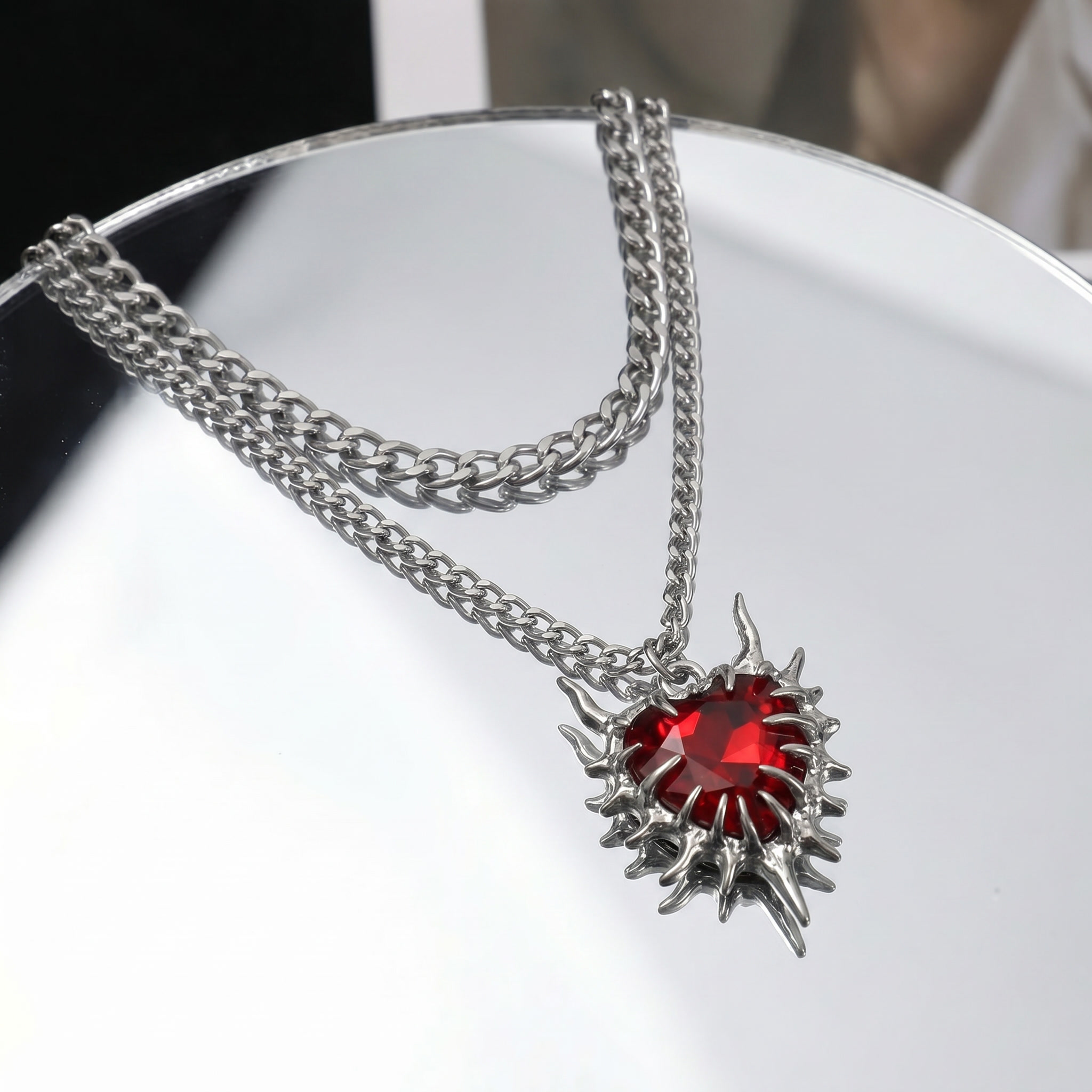 Inferno Heart Necklace